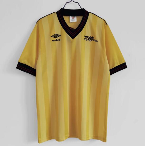 1983-86 Arsenal Retro Away Kit Soccer Jersey